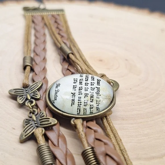 🎁Brown Braided Bracelet with Inspirational Quote FREE with Bundle Purchase - Picture 5 of 5